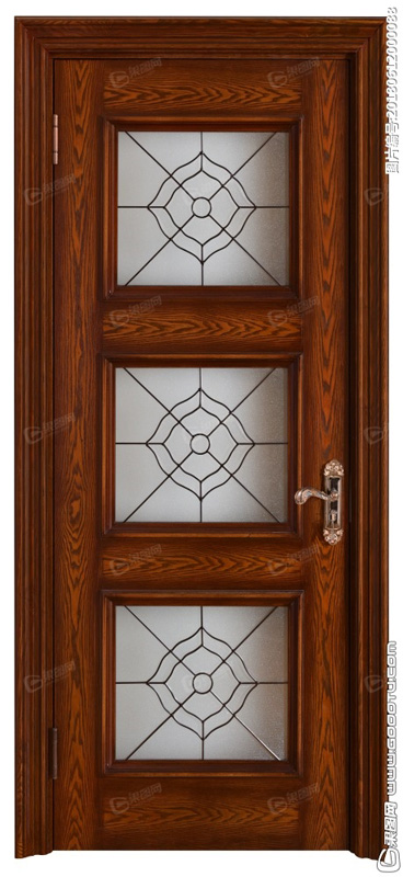 实木玻璃门
