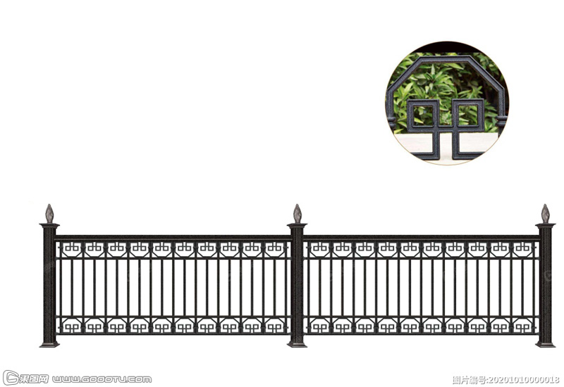别墅铸铝庭院围栏栏杆