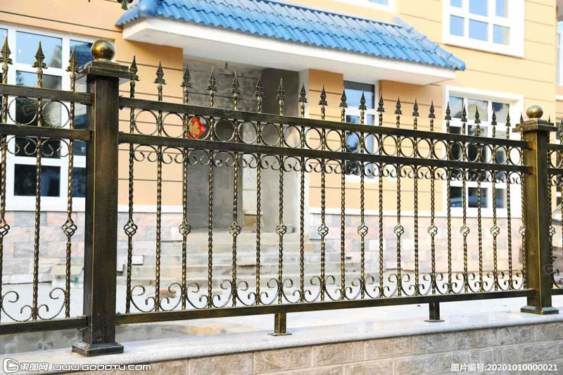 别墅铸铝庭院围栏栏杆 (6)