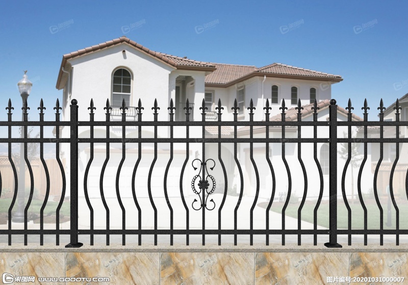 铸铝铁艺围栏栏杆 (7)