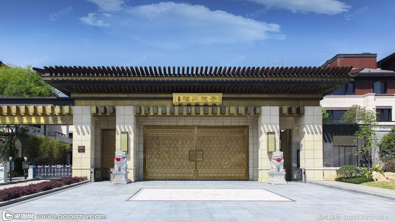 中式真铜门