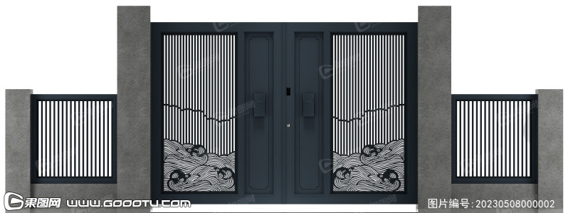 铸铝庭院门10